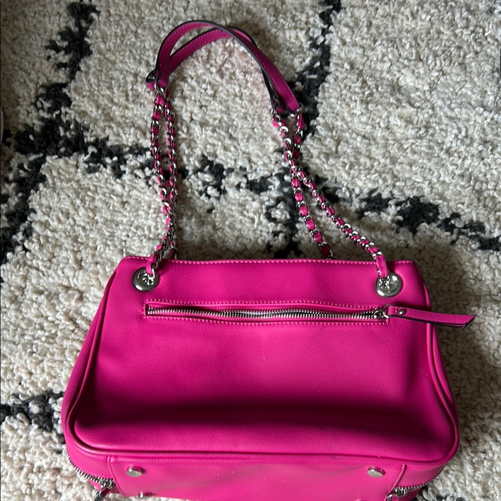 Pink Chain Strap Women's Bag